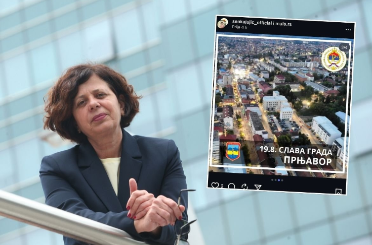 Ministarka Senka Jujić čestitala slavu Prnjavoru uz fotografiju Prijedora