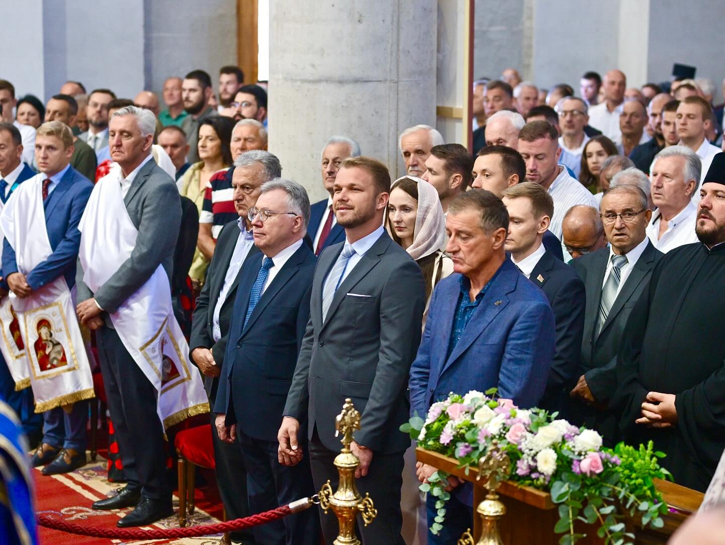 Služena prva liturgija u srpsko-ruskom hramu u Banjaluci (VIDEO)