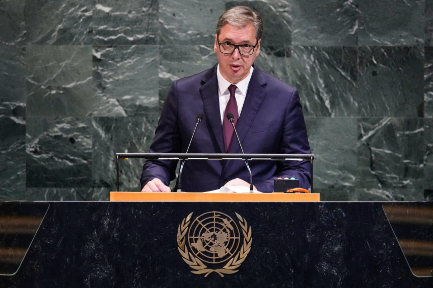 Vučić o BiH u UN: Neizabrani stranci se obračunavali sa legitimnim predstavnicima Srba