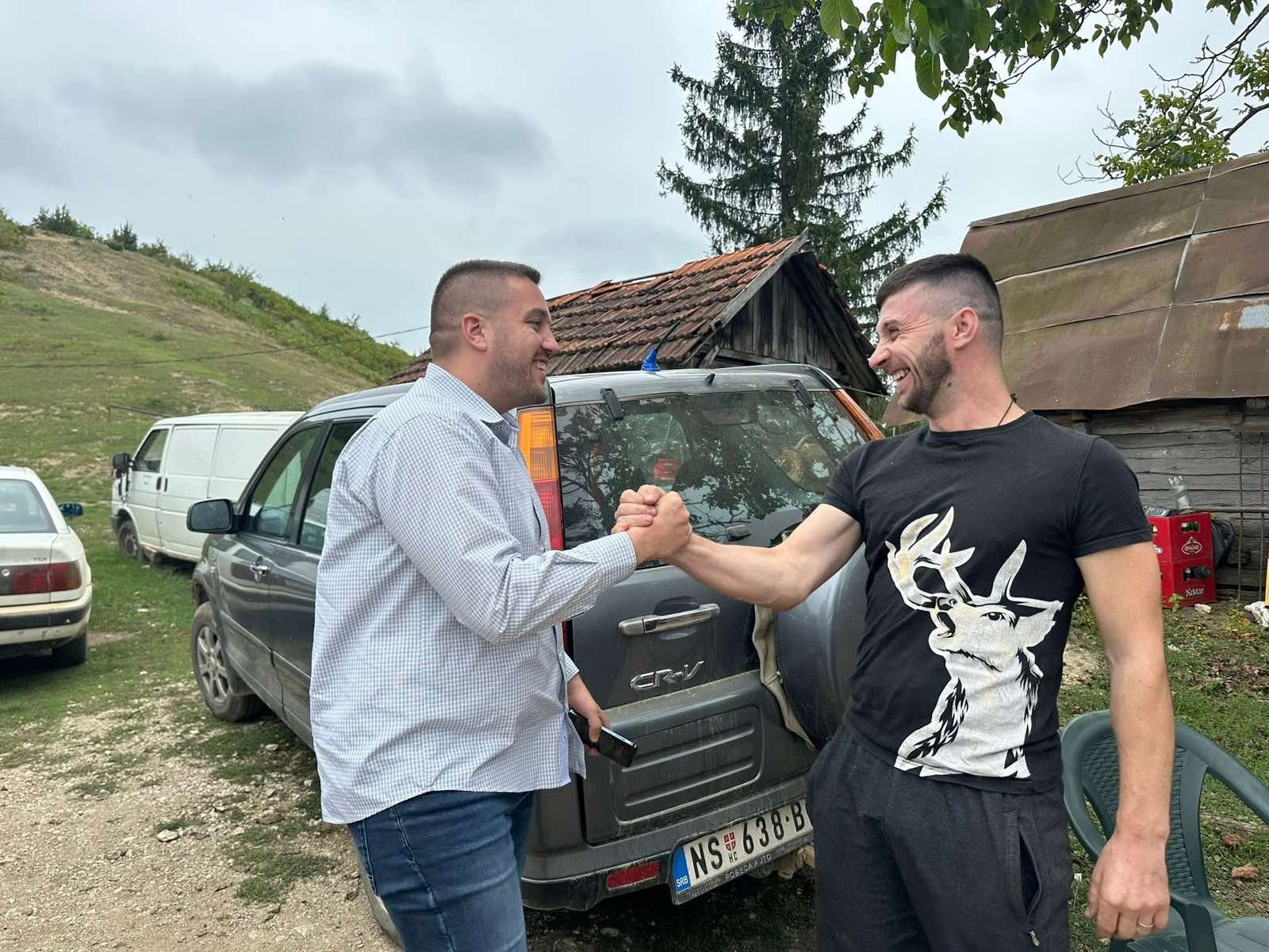 Drinić i mještani Vilusa uredili put ka Manastiru Gomionica