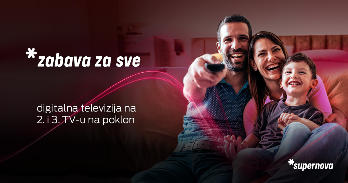 Više ekrana, više zabave: Dodatni priključci televizije u Supernovoj na poklon