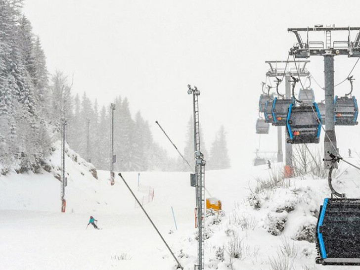 Prvi snijeg pao na Jahorini
