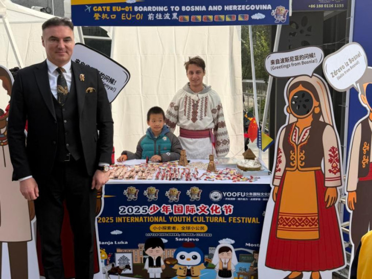 Na Džinšanjuan trgu i nošnja iz BiH