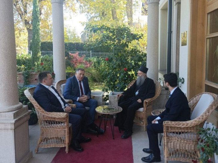 Dodik se sastao sa patrijarhom Porfirijem