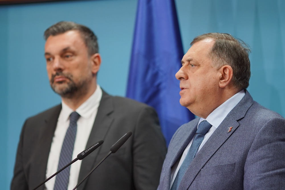 Dodik se oglasio nakon prijetnji Konakovića
