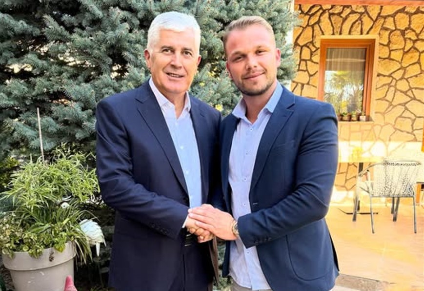 Stanivuković sa predsjednikom HDZ-a BiH, Draganom Čovićem