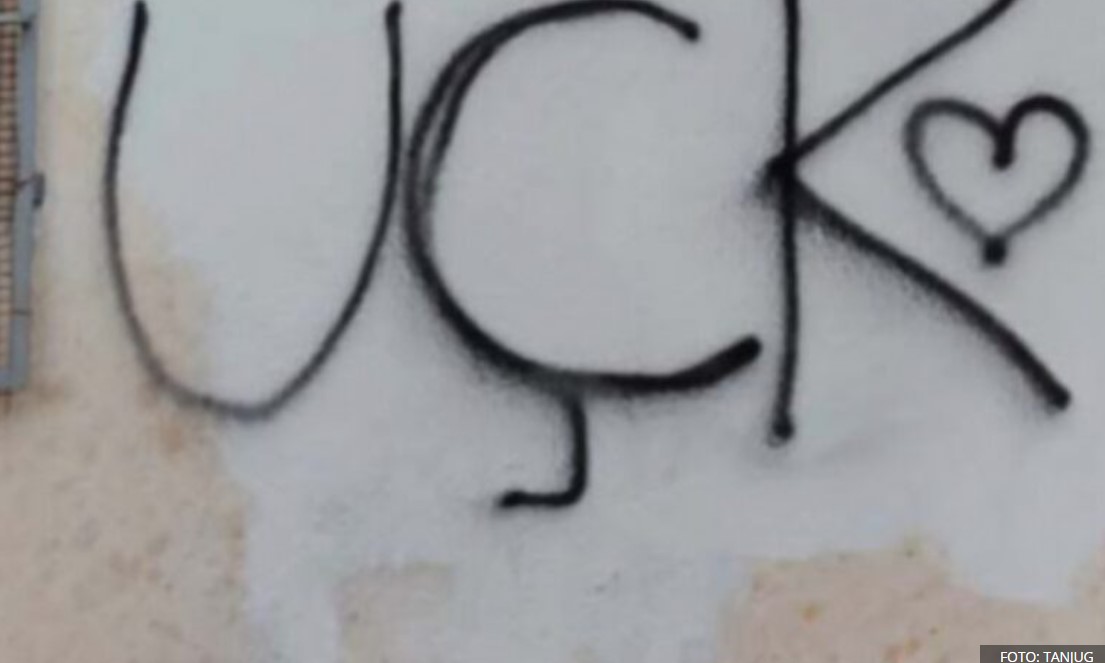 Mještani sela uznemireni: U blizini škole i obdaništa ispisani grafiti “UČK”