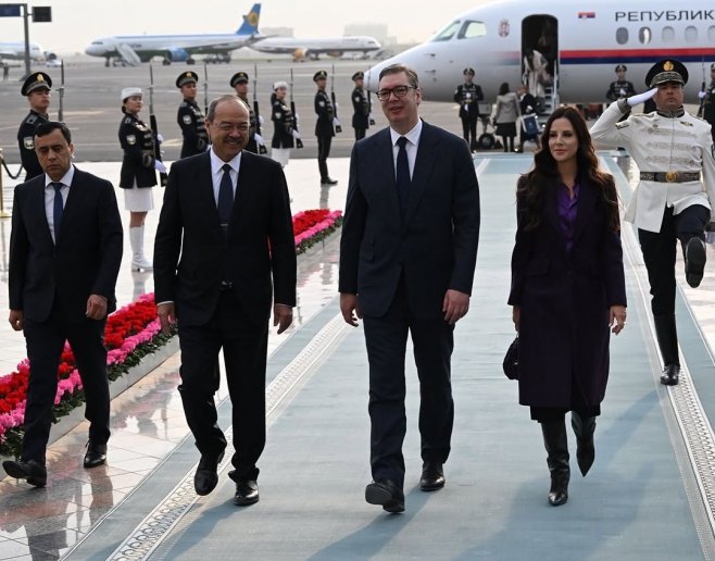 Vučić: Posjeta Uzbekistanu važan korak u razvoju prijateljskih i partnerskih odnosa