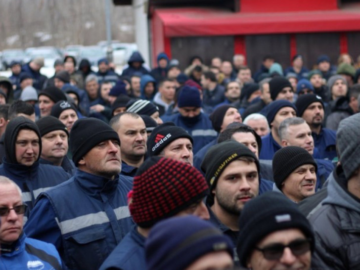 Rudari u Ugljeviku: Nastavljamo štrajk, do ispunjenja zahtjeva!