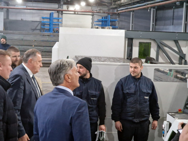 Dodik i Karan posjetili fabriku u Rudom