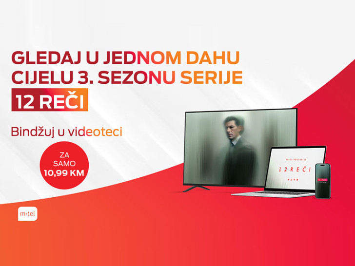 Od 15. novembra eksluzivno u m:tel IPTV videoteci: Gledajte u jednom dahu treću sezonu serije „12 reči”