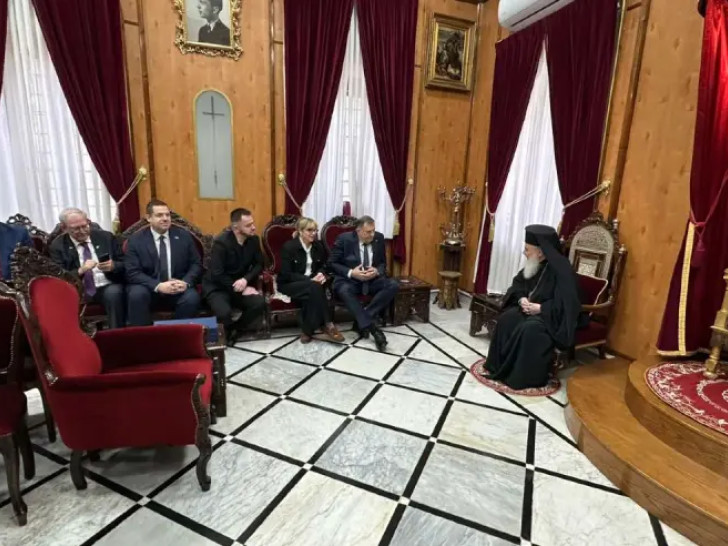 Delegacija Srpske kod jerusalimskog patrijarha