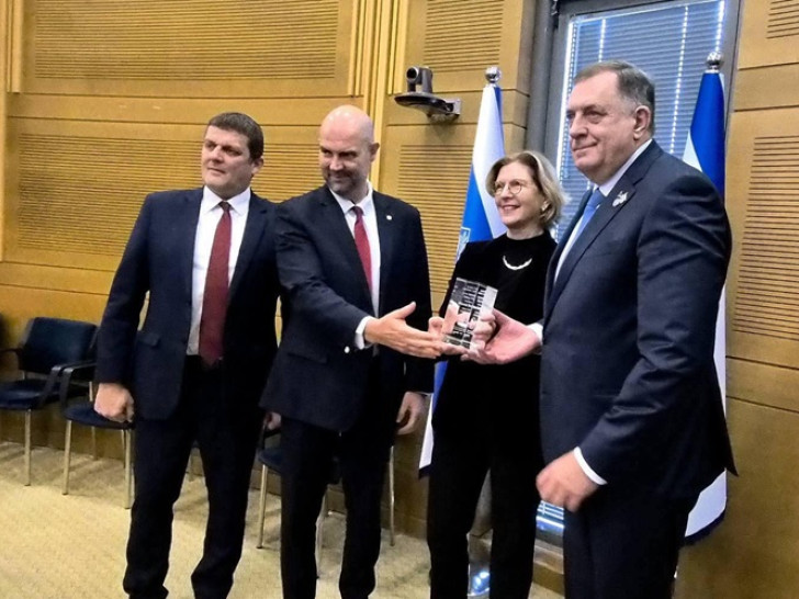 Dodik: Nagrada simbol vječnog prijateljstva Srpske i Izraela