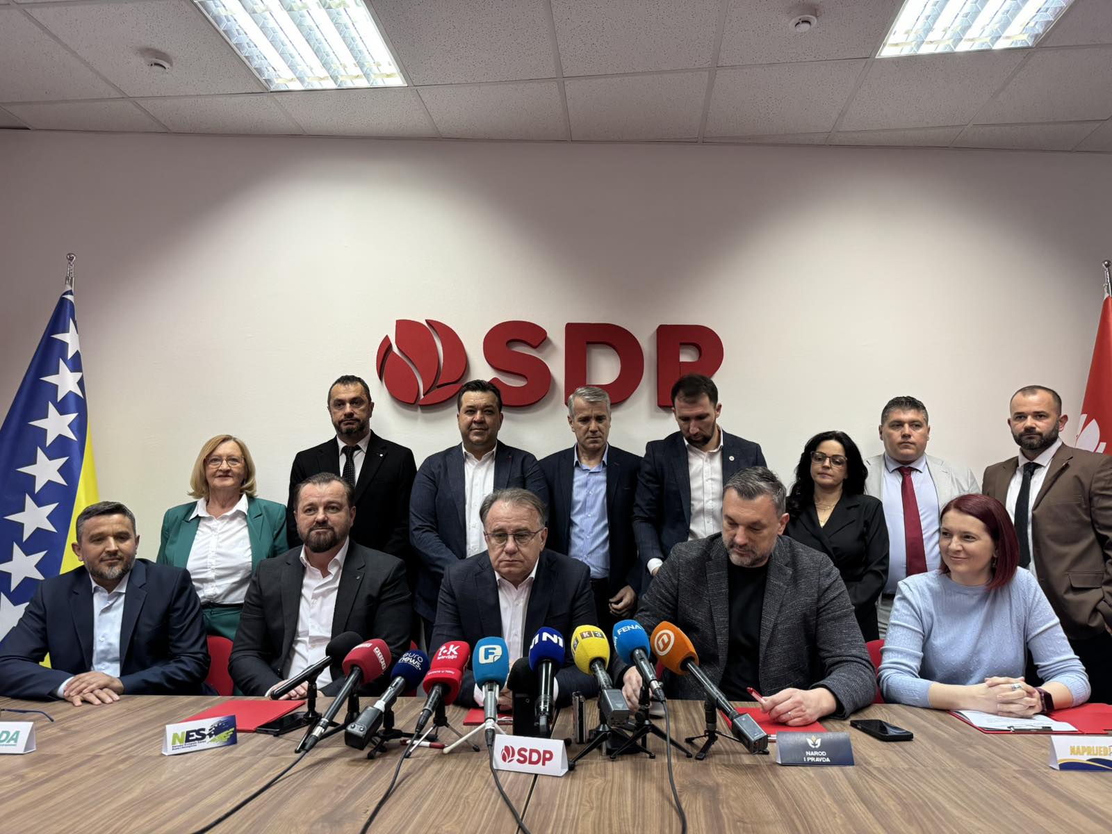 SDP BiH, NiP, NES, Naprijed i PDA u Banjaluci potpisali sporazum o zajedničkom nastupu na izborima 2026.
