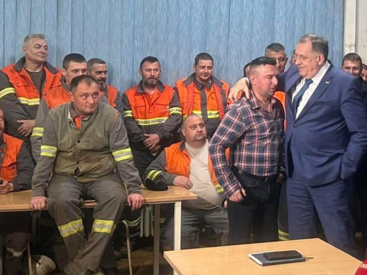 Nakon sastanka sa Dodikom PREKINUT ŠTRAJK: Radnici Nove Ljubije dobijaju 6 plata