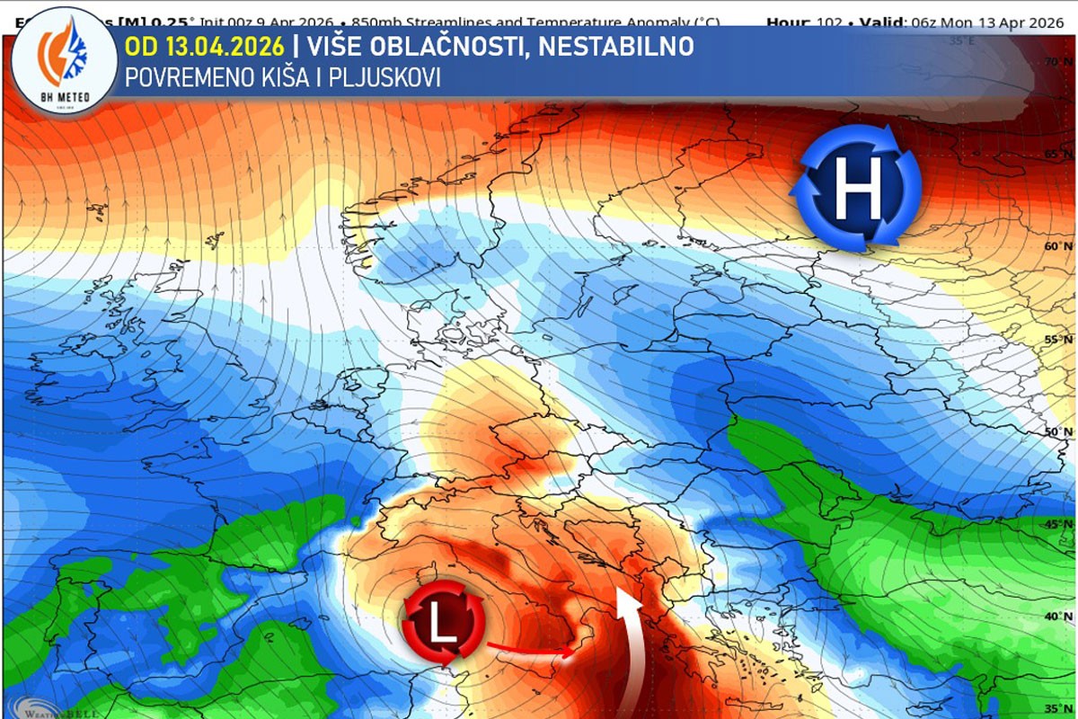 U BiH stiže “prljava kiša”