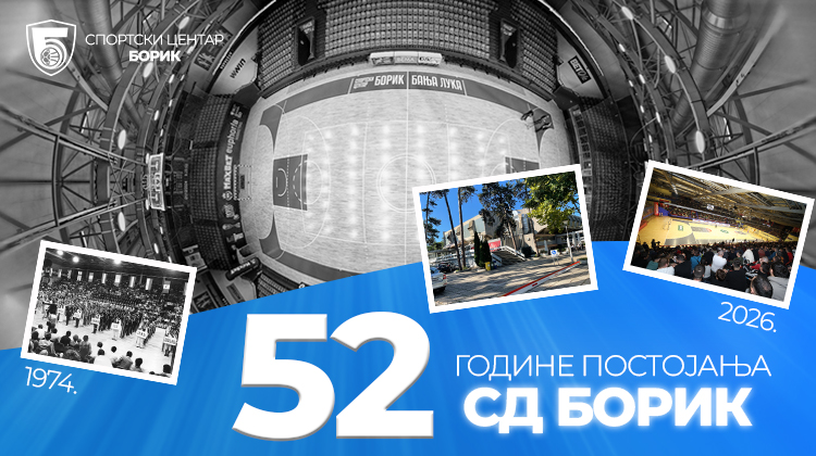 52 GODINE SPORTSKE DVORANE BORIK