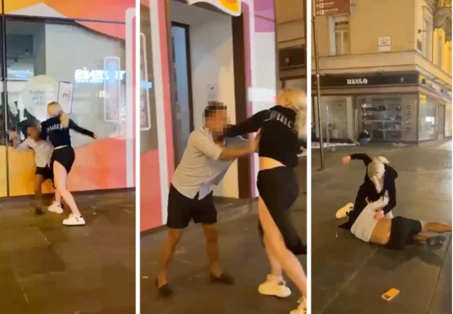 Djevojka pretukla Filipinca u strogom centru Zagreba, prolaznici je morali „otrgnuti“ od njega (VIDEO)