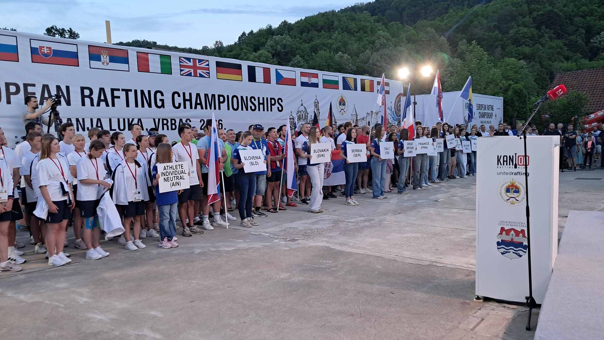 Svečano otvoreno Evropsko prvenstvo u raftingu „Banja Luka – Vrbas 2026“