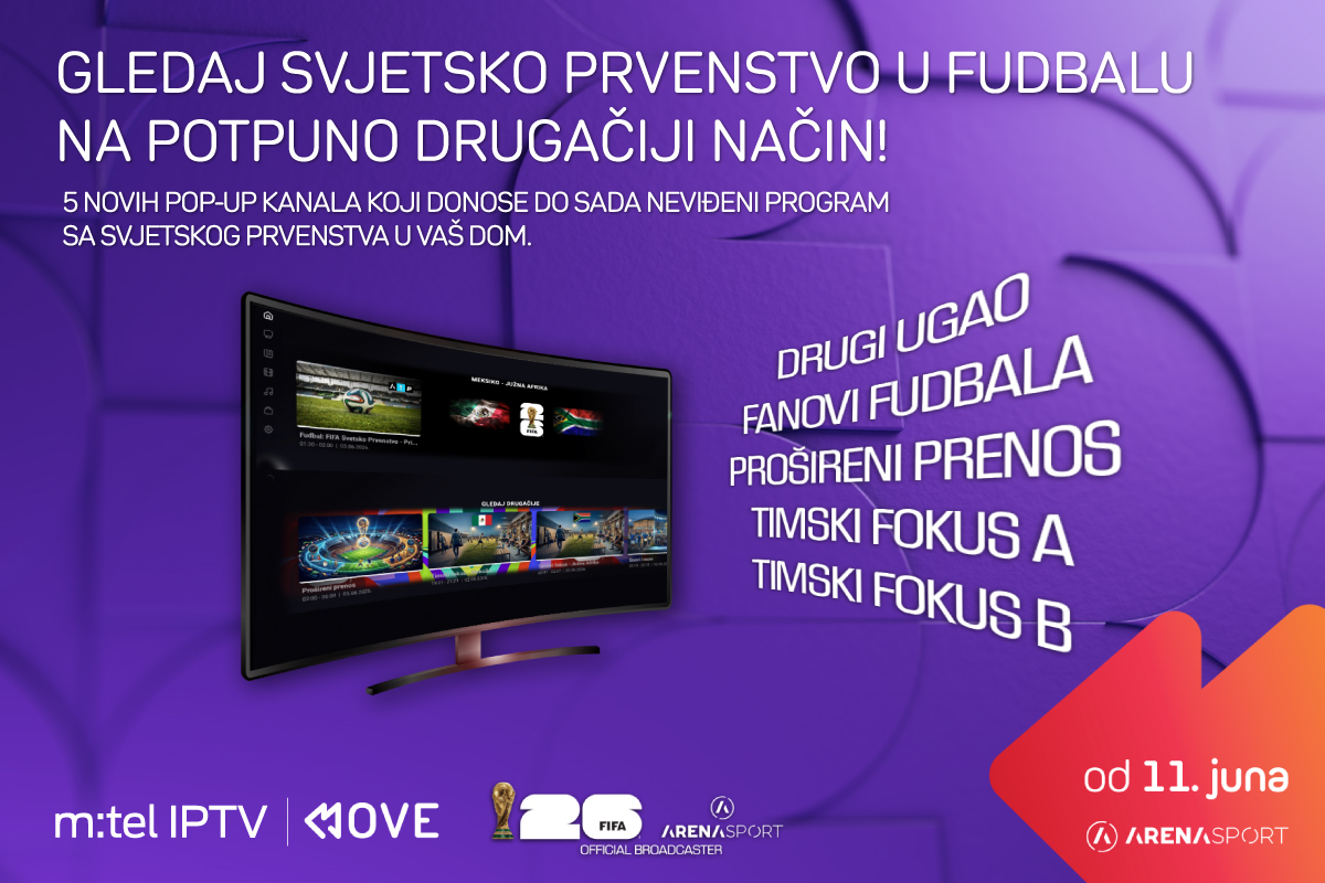 Pratite Svjetsko prvenstvo u fudbalu uz ekskluzivne Arena Sport sadržaje
