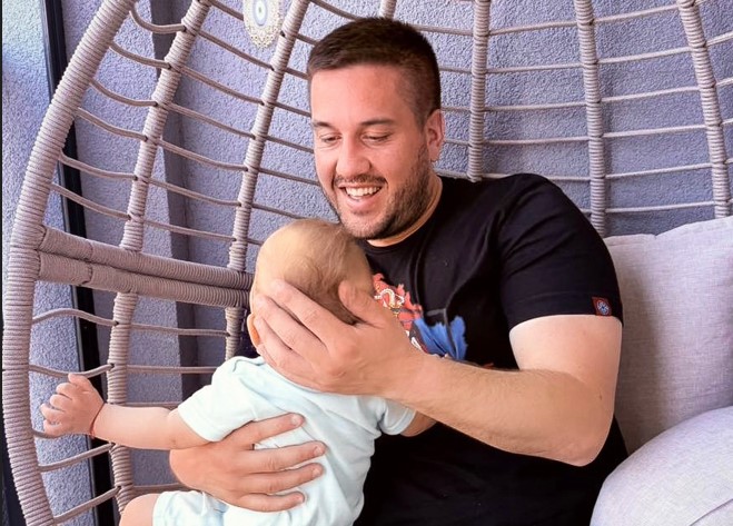 Nebojša Drinić slobodno vrijeme posvećuje sinu Vasiliju