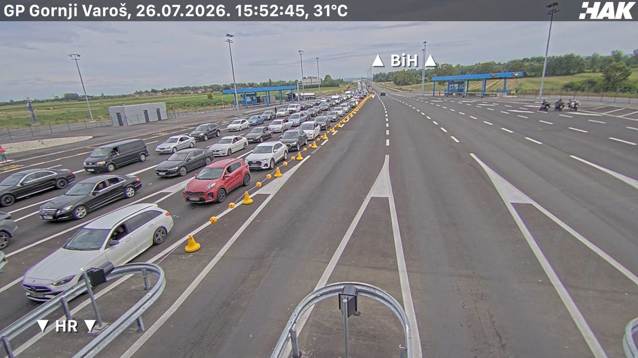 Velike gužve na granicama BiH prema Hrvatskoj