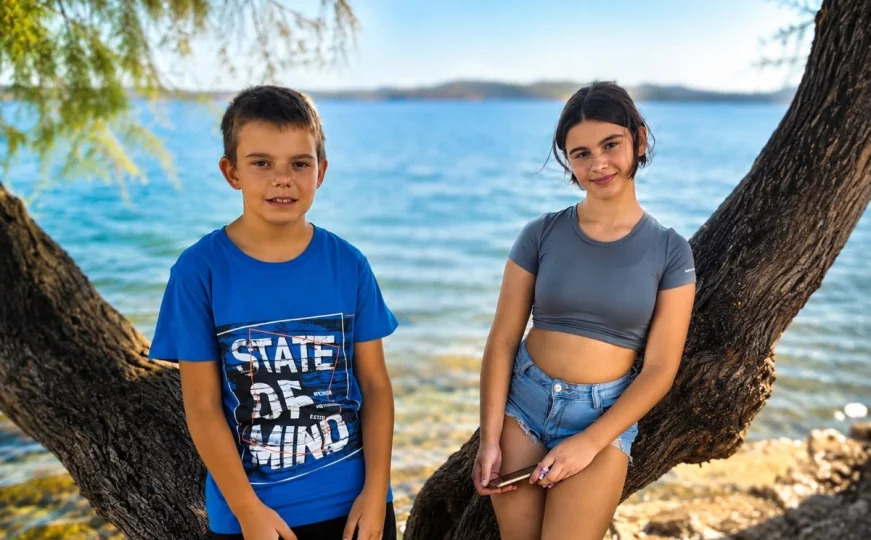 Heroji sa Jadrana: Nikol (13) i Stjepan (10) spasili dijete od utapanja (FOTO)