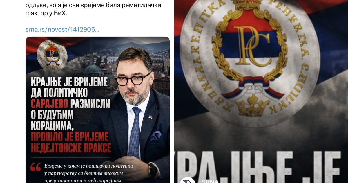 Novinska agencija SRNA skrnavi amblem Republike Srpske (FOTO)