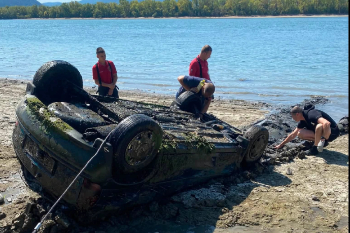 Nizak vodostaj Dunava otkrio automobil ukraden prije 13 godina: “Plakao sam”