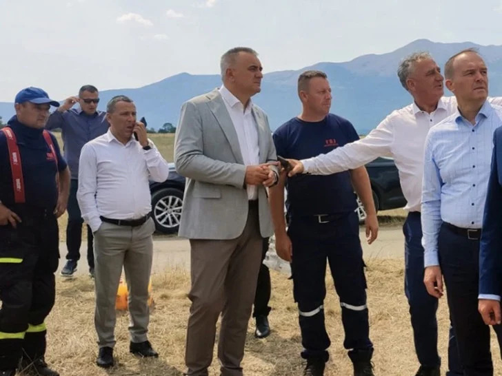 Minić posjetio požarište kod Nevesinja: Najavio ulaganje u vatrogasnu opremu