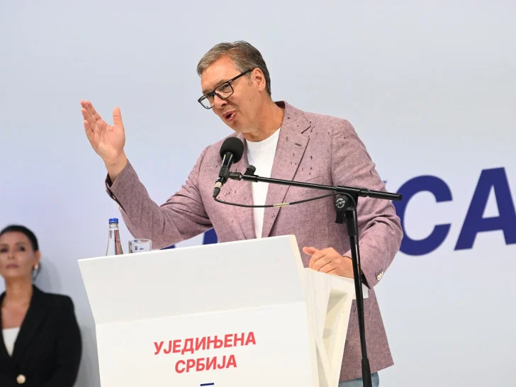 Vučić na skupu u Užicu: Nasilje nikada neće pobijediti
