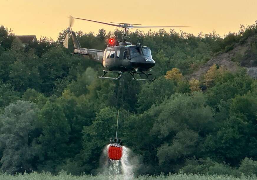 Borba s vatrom: Pojačani resursi OS BiH i danas angažovani na gašenju požara u Konjicu, Bosanskom Grahovu i Nevesinju
