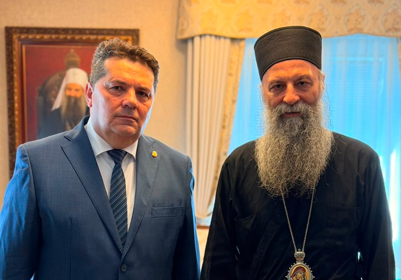 Predsjednik Stevandić u Beogradu sa patrijarhom Porfirijem