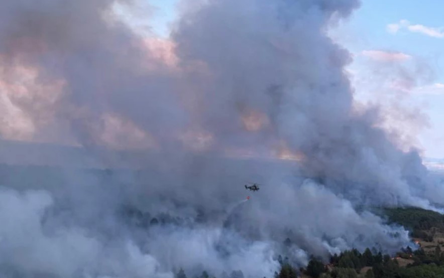 U Srbiji aktivna četiri veća požara, najteže na području Deliblatske peščare
