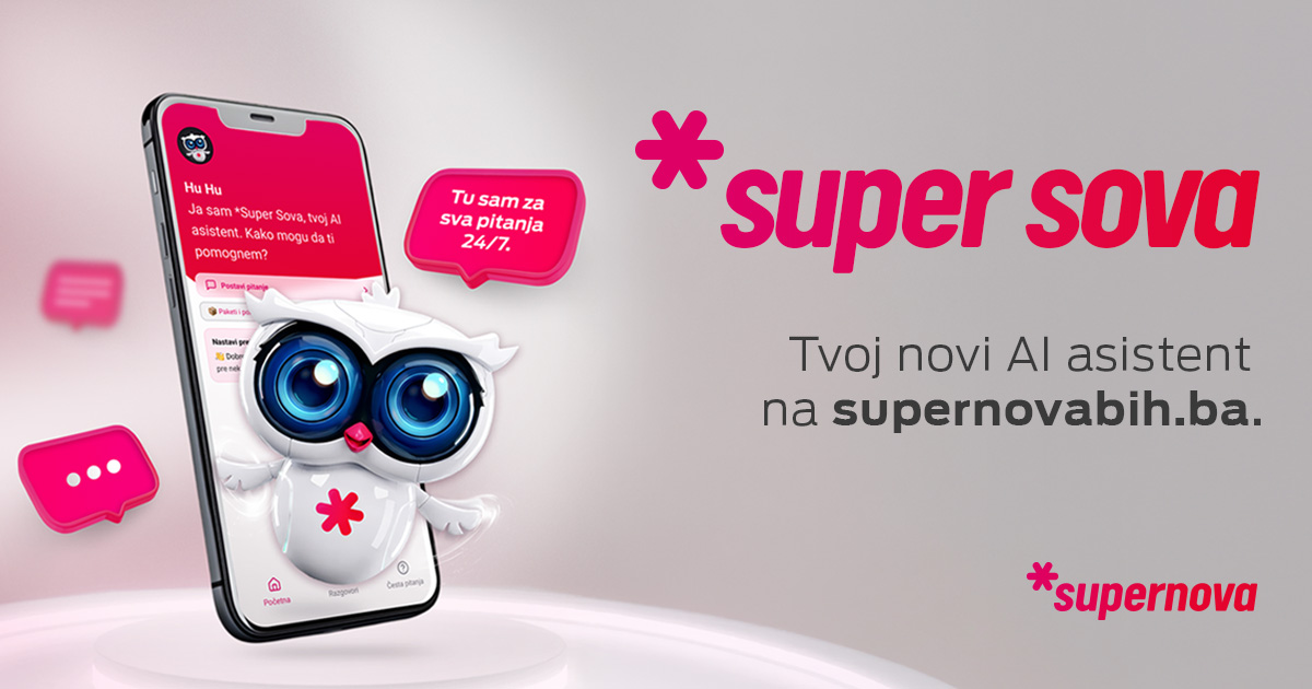 Supernova predstavila „Super Sovu“ – novog AI asistenta