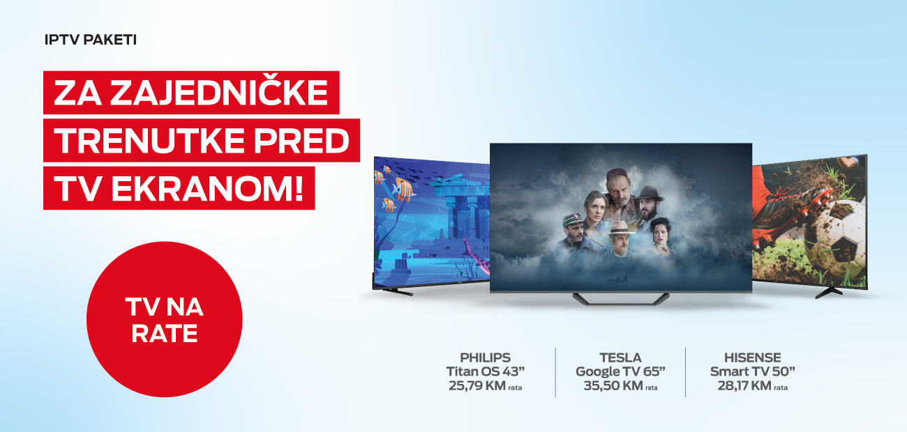 Za zajedničke trenutke pred TV ekranom: m:tel preporučuje velike ekrane i najbolji TV sadržaj