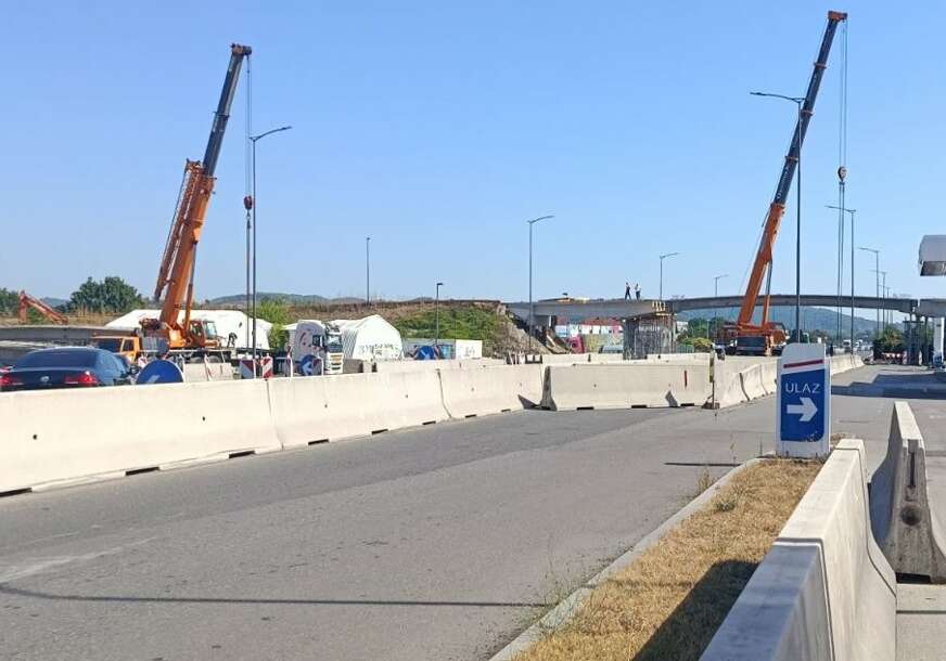 Postavljen novi nadvožnjak na brzoj cesti Banjaluka-Laktaši