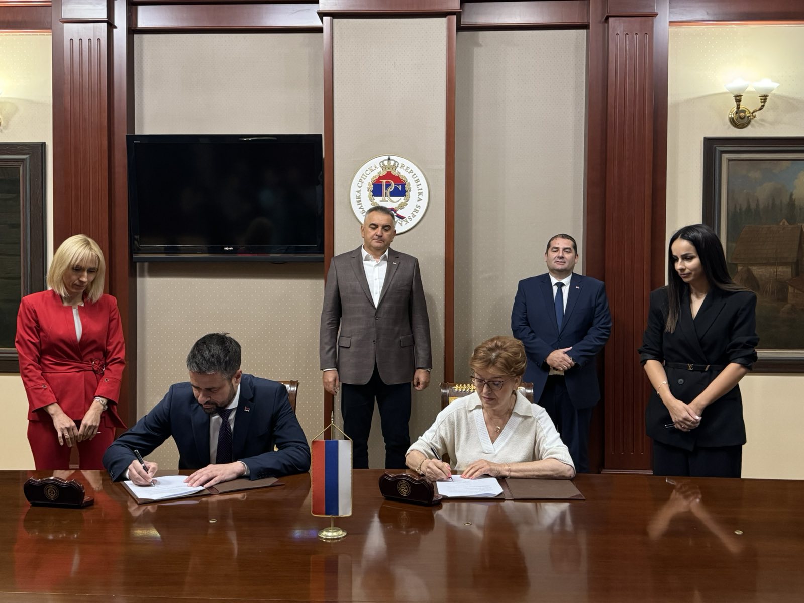 Amidžić i Vidović u Banjaluci: Potpisan sporazum za projekat procjene vrijednosti nepokretnosti
