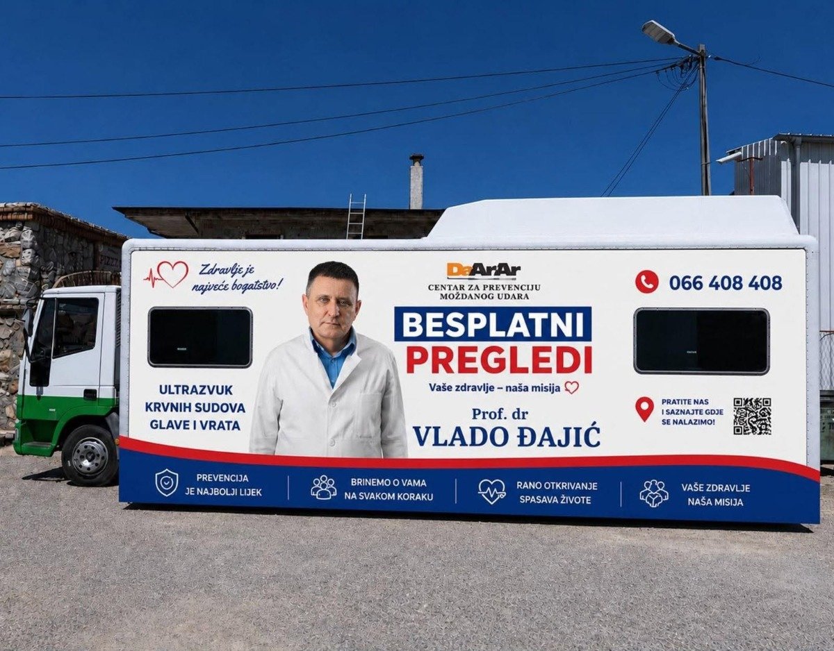 Dr VLADO ĐAJIĆ: Prva pokretna ambulanta u Republici Srpskoj spremna za besplatne preventivne preglede