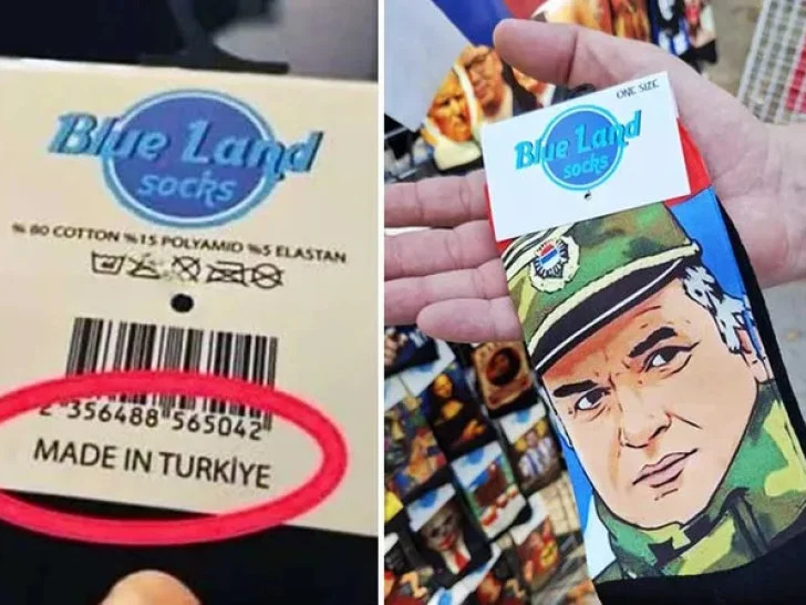 Čarape sa likom Ratka Mladića napravile haos u turskoj fabrici