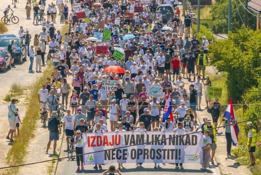 Masovni protest u Zagrebu: Otpad u Lici pokreće talas nezadovoljstva