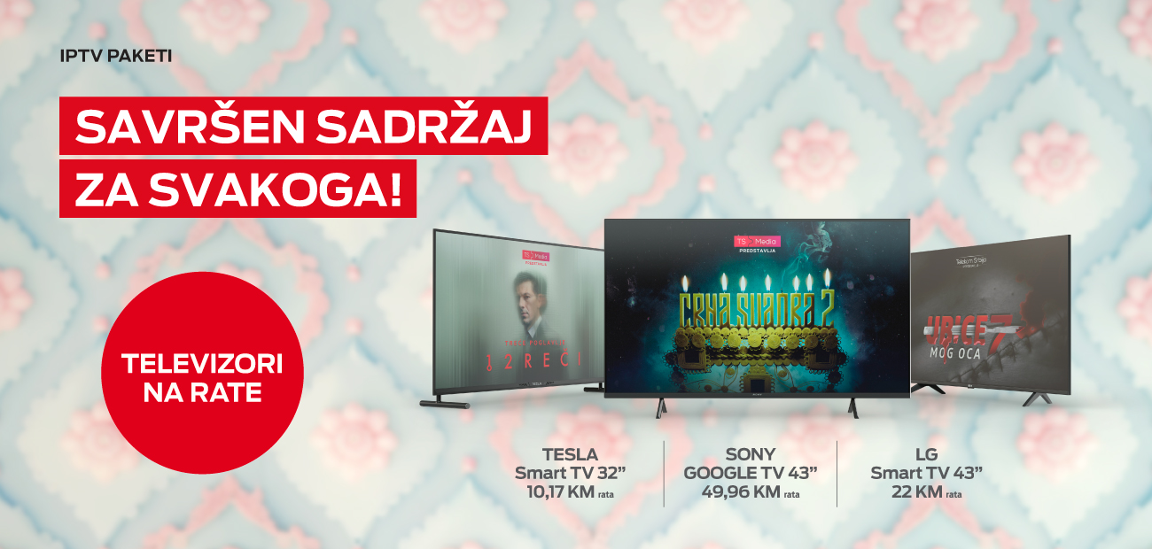 m:tel IPTV: Savršen sadržaj za svakoga!  Gledajte najbolje TV sadržaje na novom televizoru
