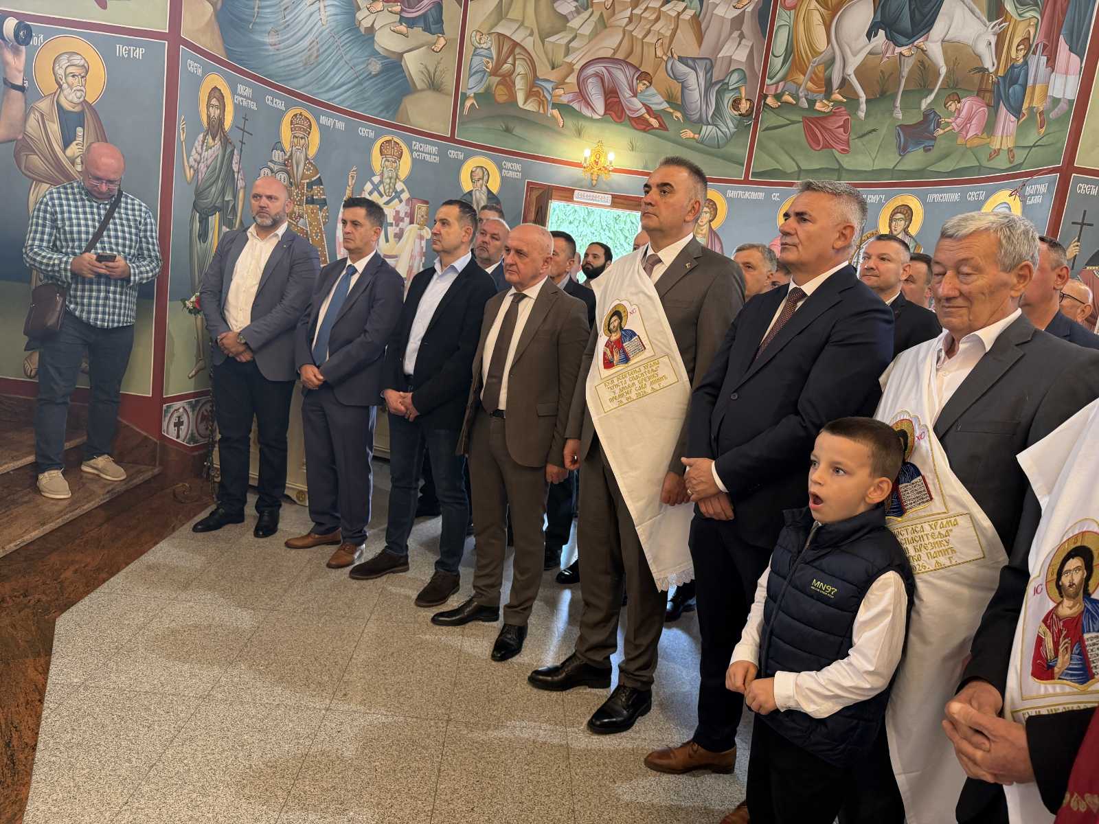 VELIKI DAN ZA BRČKO: Petar Đokić u rodnom gradu prisustvovao osveštanju Hrama Hrista Spasitelja