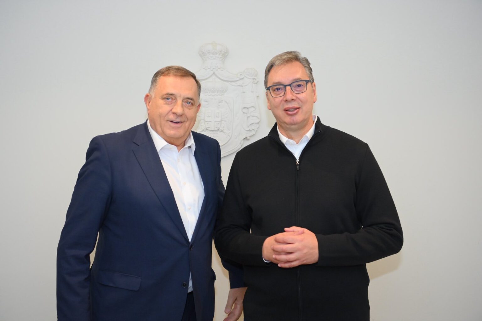 Vučić ugostio Dodika: I dalje kujemo planove (VIDEO)