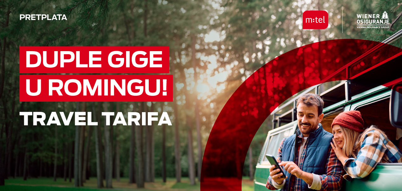 Uz m:tel Travel tarife sada imate duplo više interneta za putovanja