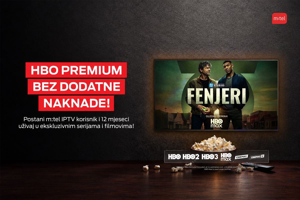 Uđite u m:tel TV svijet, HBO Premium vas čeka bez naknade